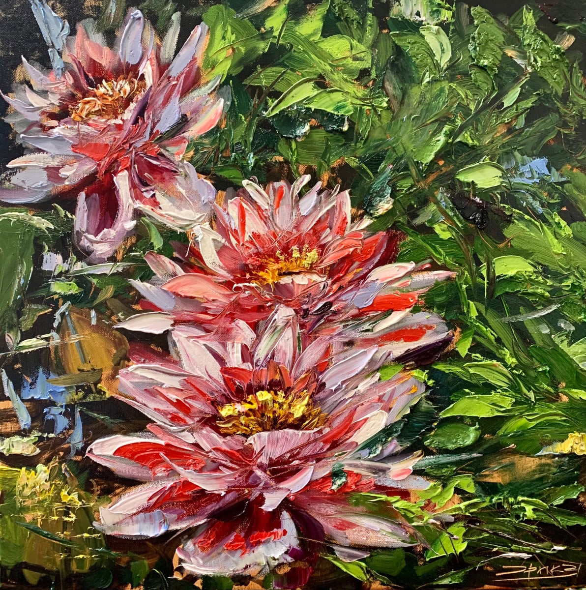 Three lilies by Eric Alfaro 