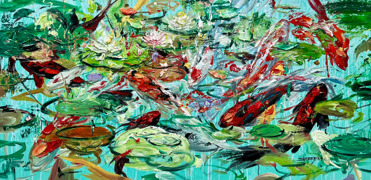 Teal pond by Eric Alfaro 