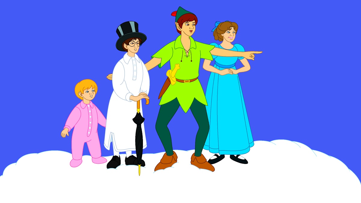 Andrew Duncan, Peter Pan on a Cloud, Image 1.