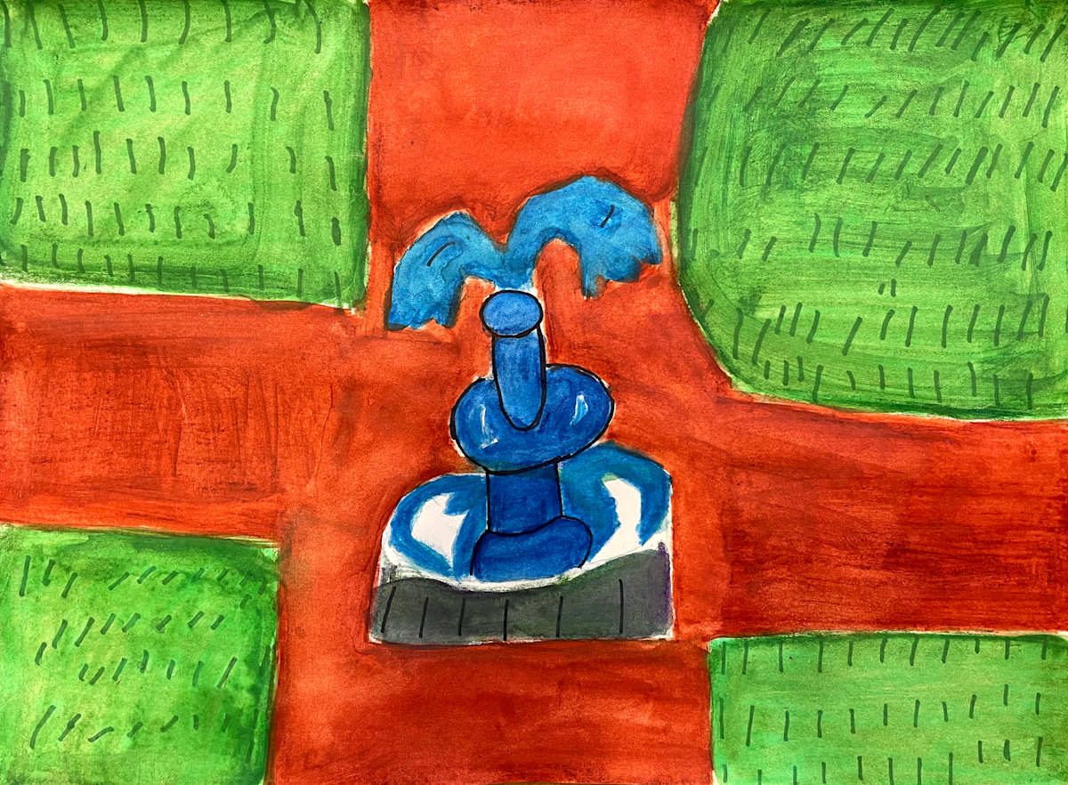 Areli Tecpanecatl, A Waterfountain in the Park, Image 8.