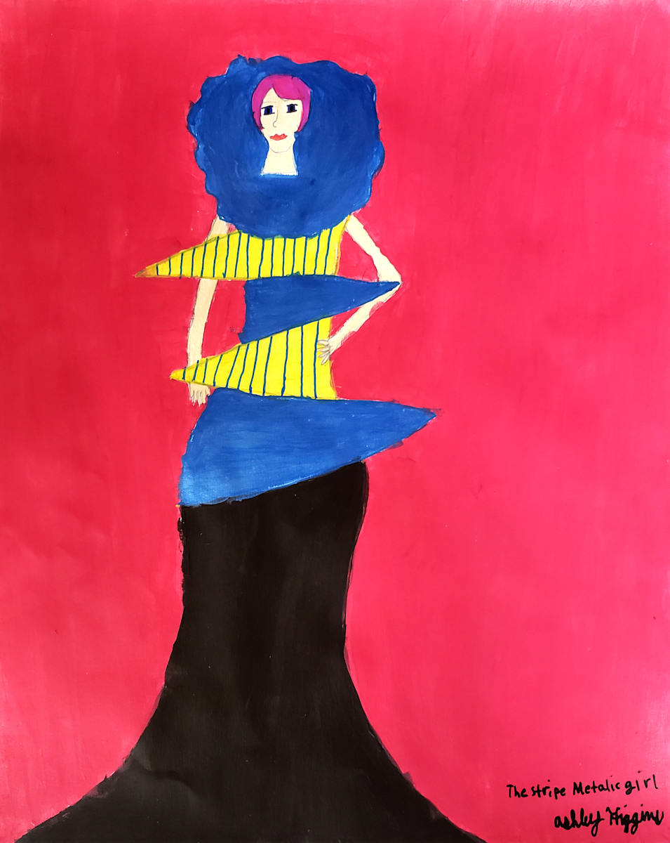 Ashley Higgins, The Stripe Metallic Girl, Image 9.