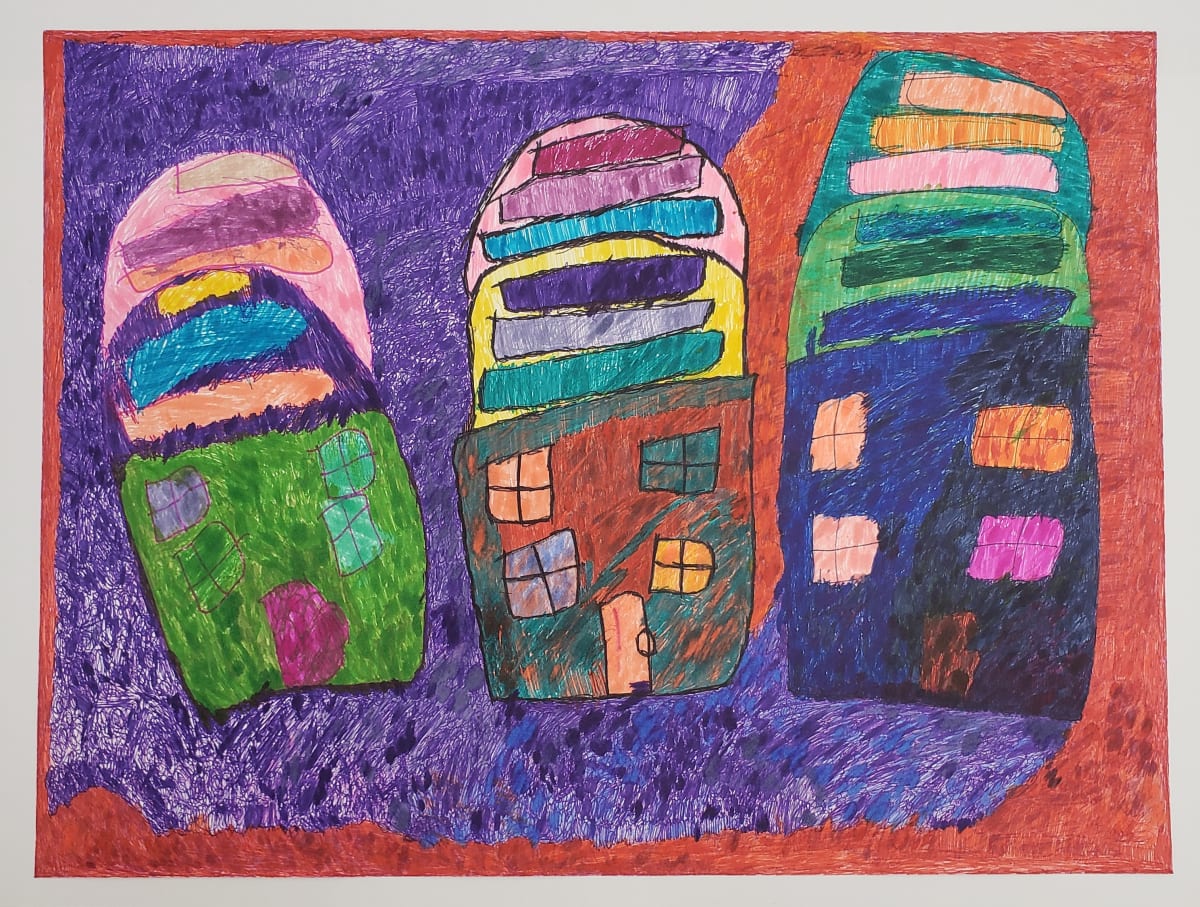 Jennifer Tamashiro, Three Houses, Image 1.