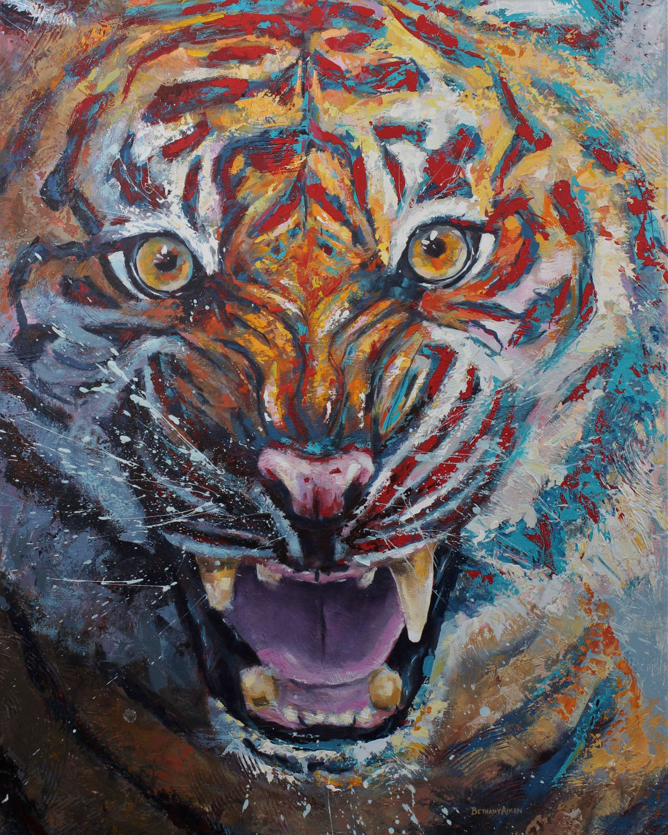 Kemala - Sumatran Tiger by Bethany Aiken  Image: Inspired by a spicy tiger at the Toronto Zoo