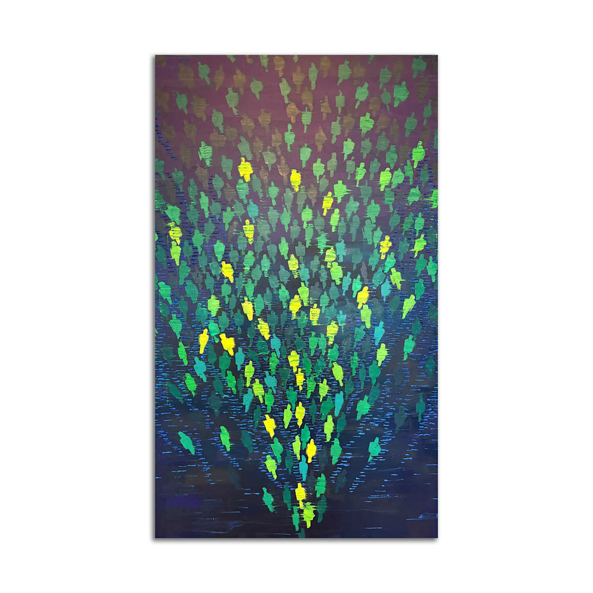 Ascending Decending - In Green by J.D. Hull, Image 2.