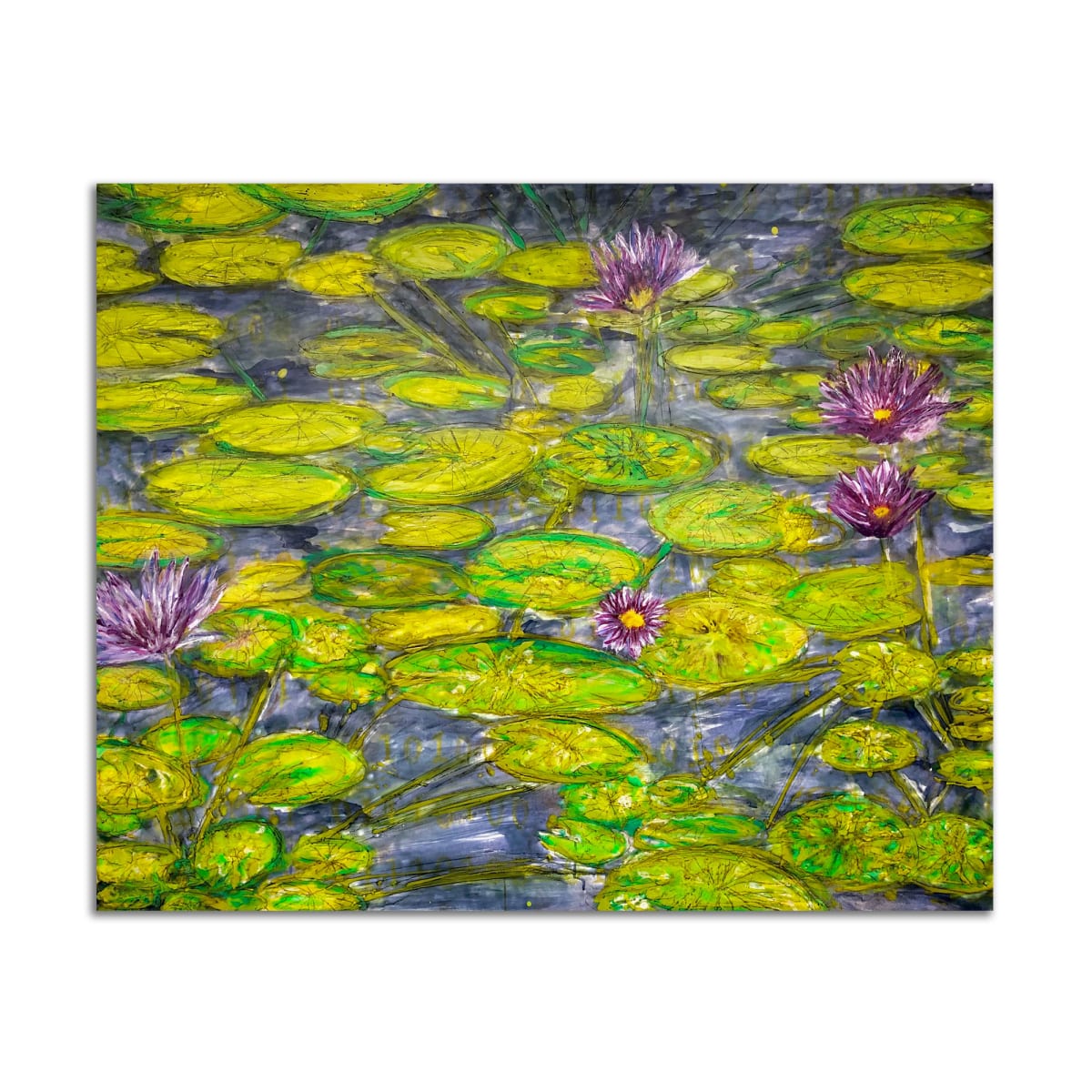 Atlantis Waterlilies by Kat Allie 