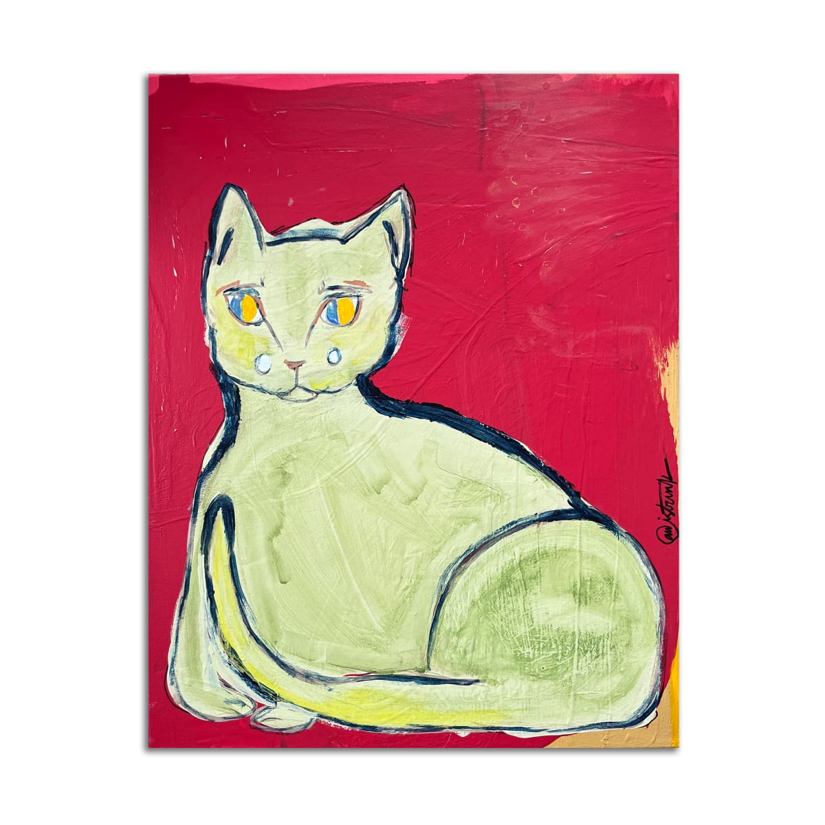 Big Green Cat by Anna Sistrunk 