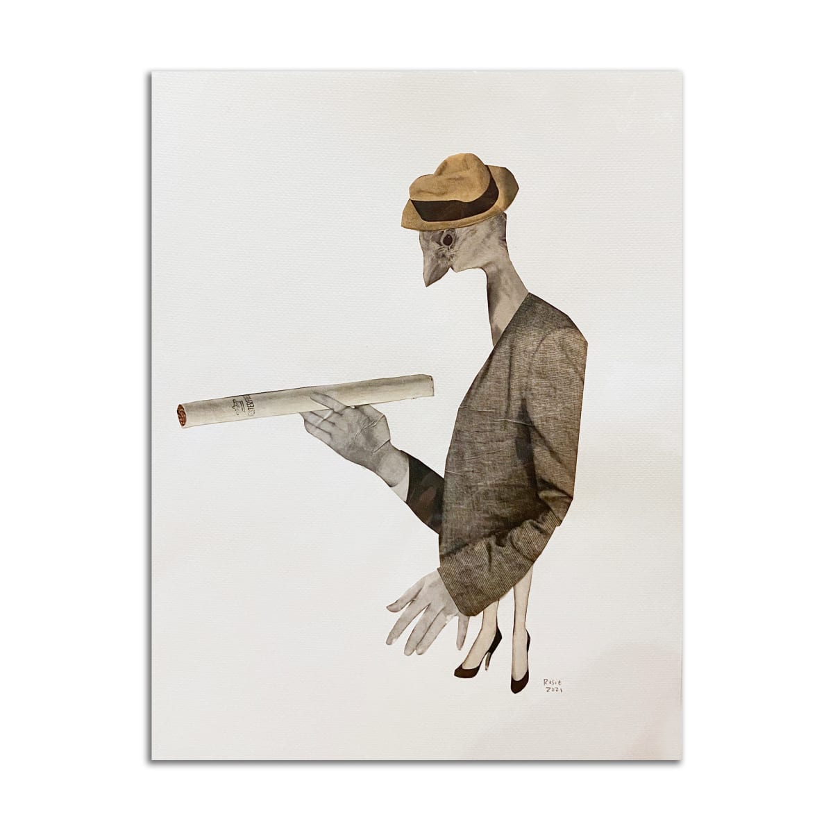 Bird with Cigarette by Rosie Winstead 