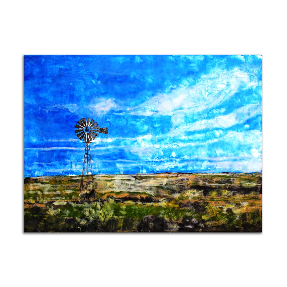 Blue Windmill by T.D. Scott 