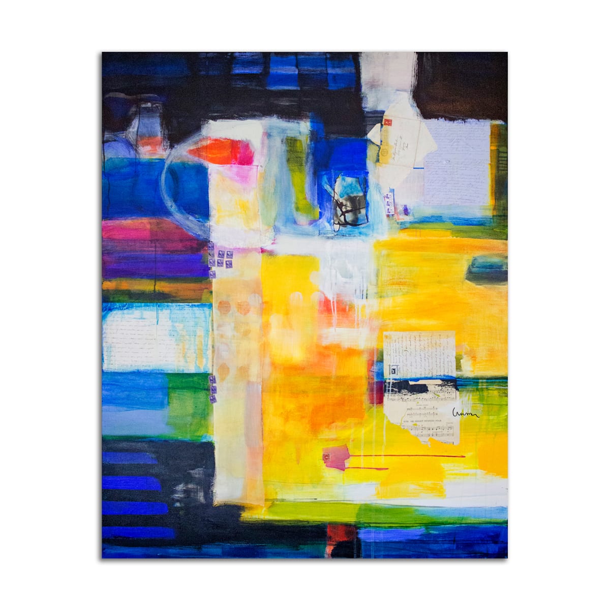 Blue of the Night Meets Gold of the Day by Stephanie Cramer 