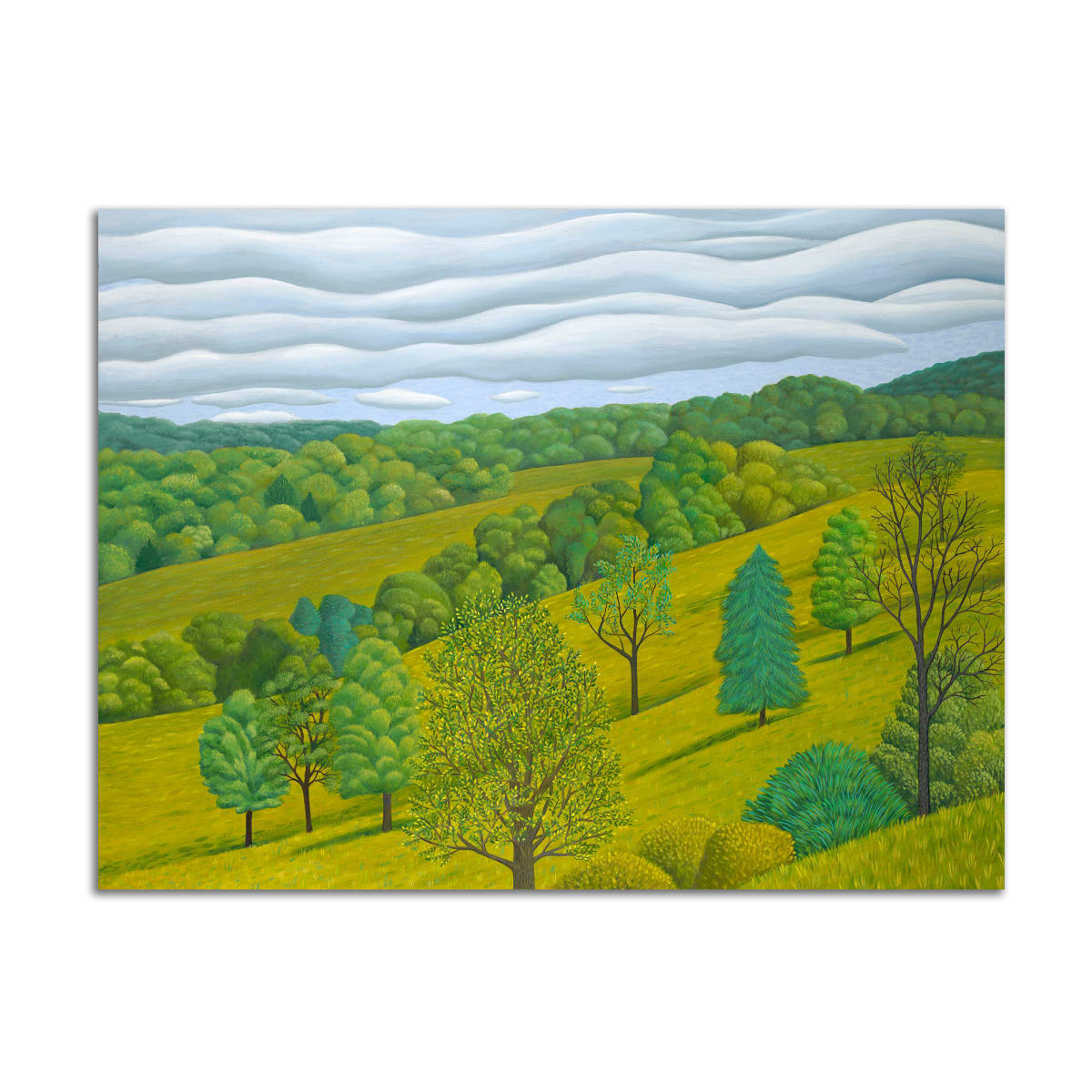 Clouds and Hills by Jane Troup 