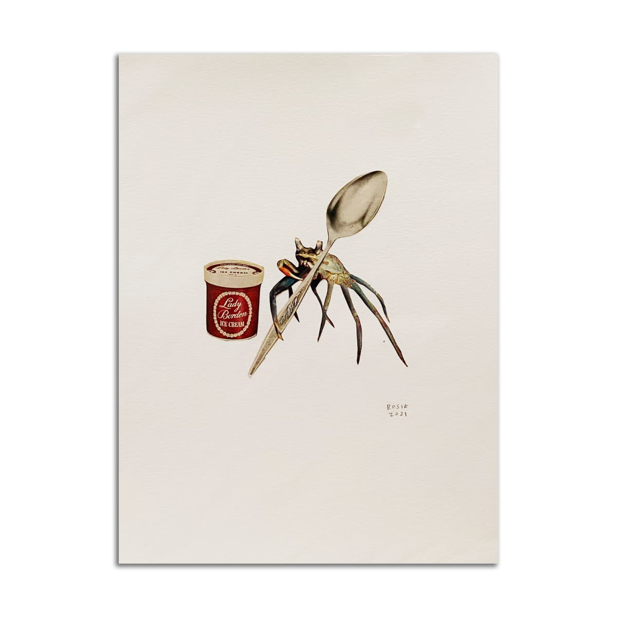 Crab with Ice Cream by Rosie Winstead 