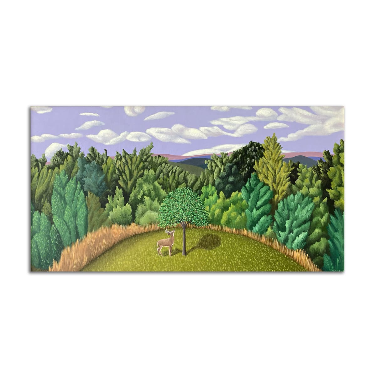 Deer and Apple Tree by Jane Troup, Image 1.