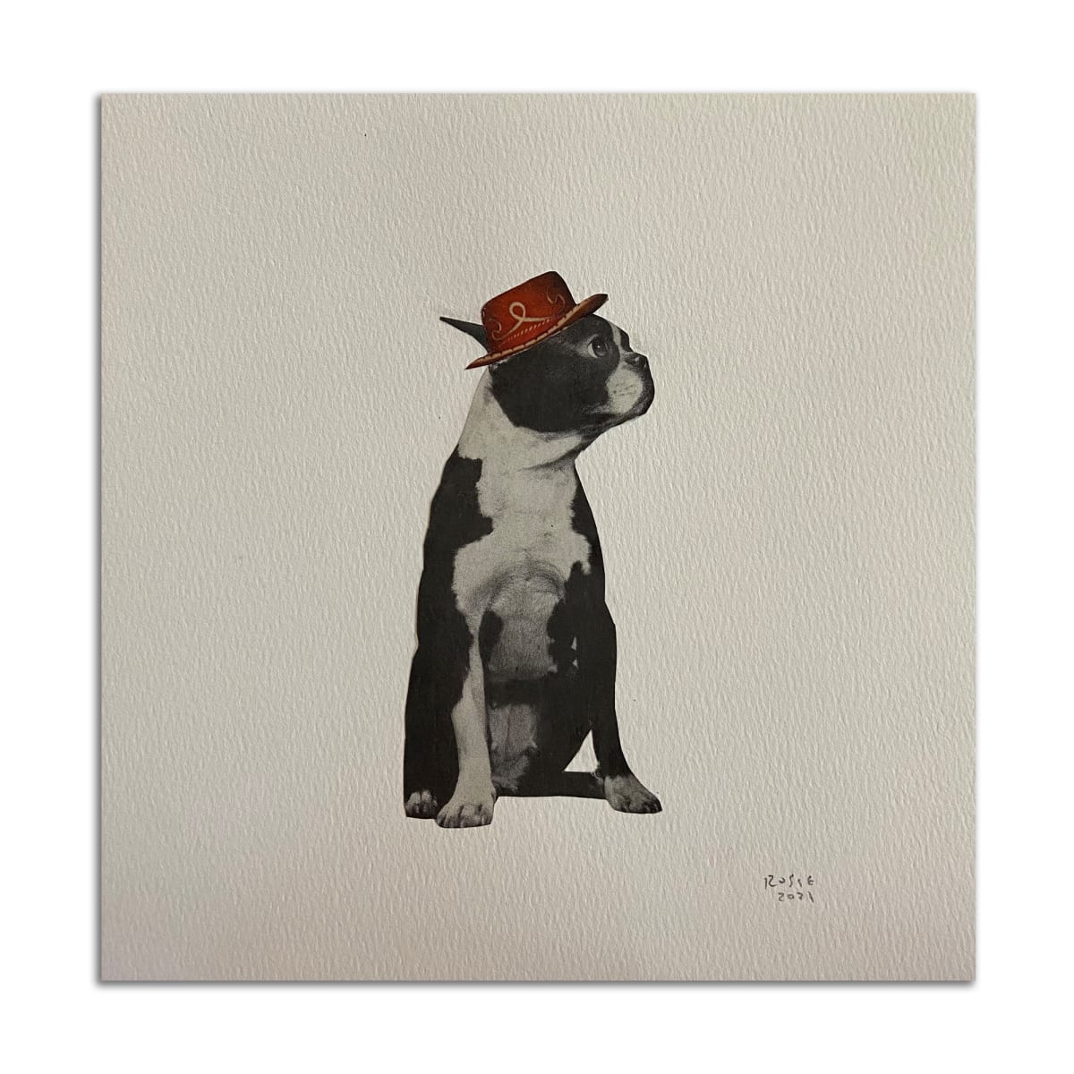 Dog with Cowboy hat from the collection of OH Gallery | Artwork Archive