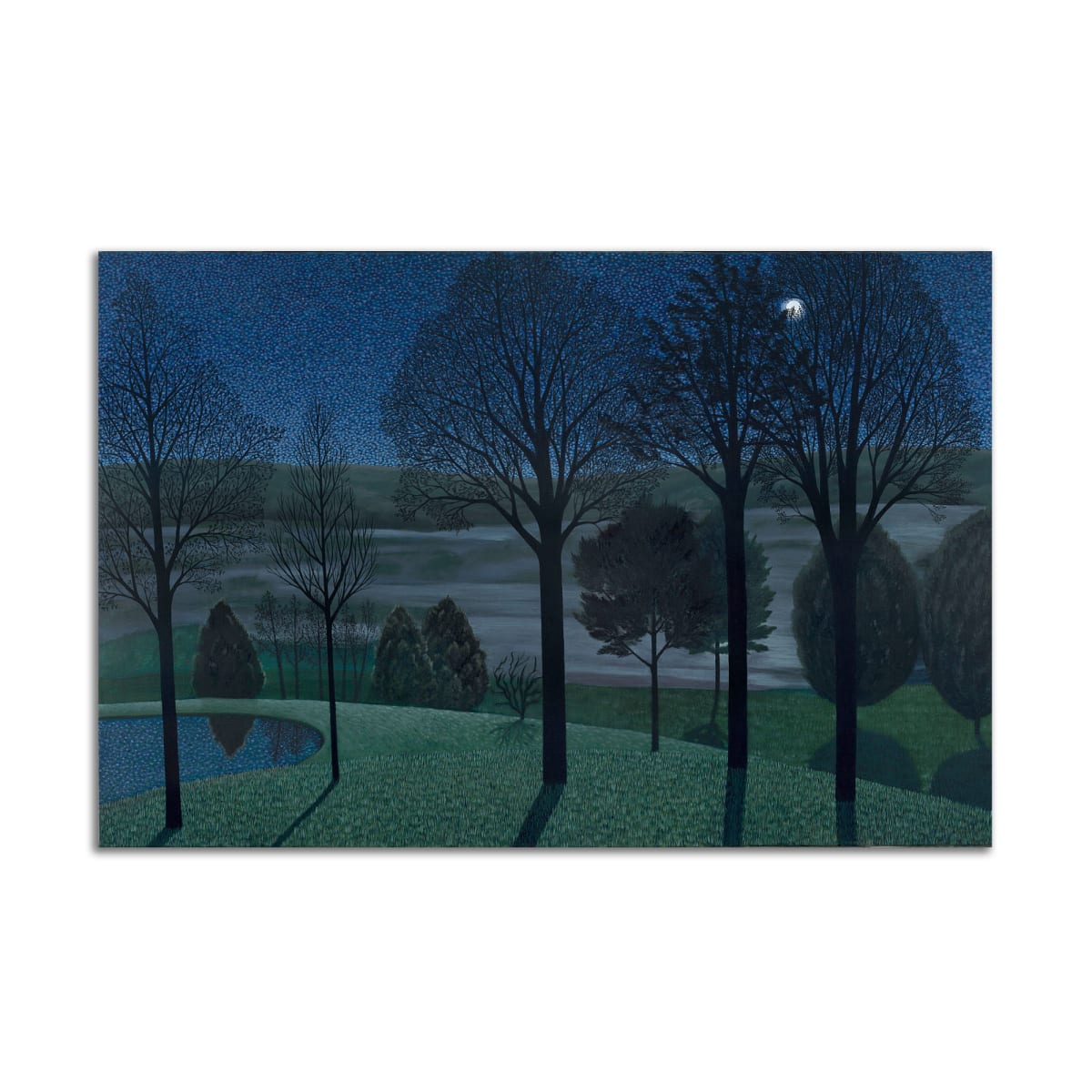 Evening Moon and Mist by Jane Troup 