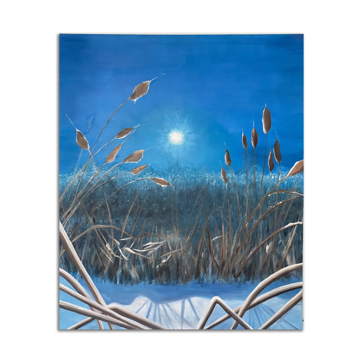 Frozen Cattails by Lil Olive 