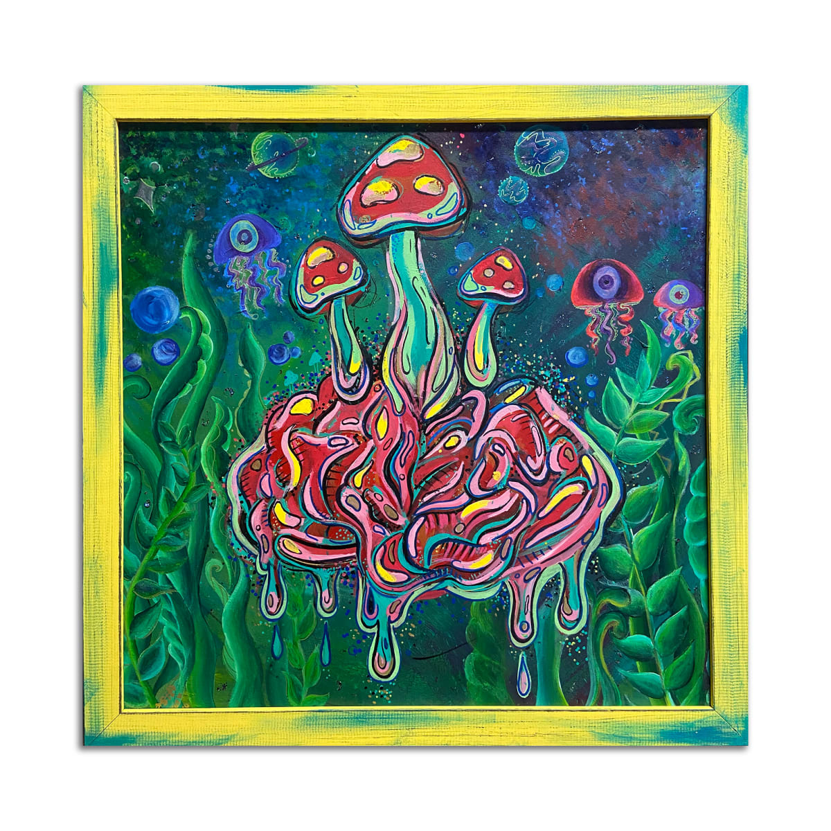 Brain Mush in a Jellyfish Space Dream by Sarah Hebert, Erin Renee 