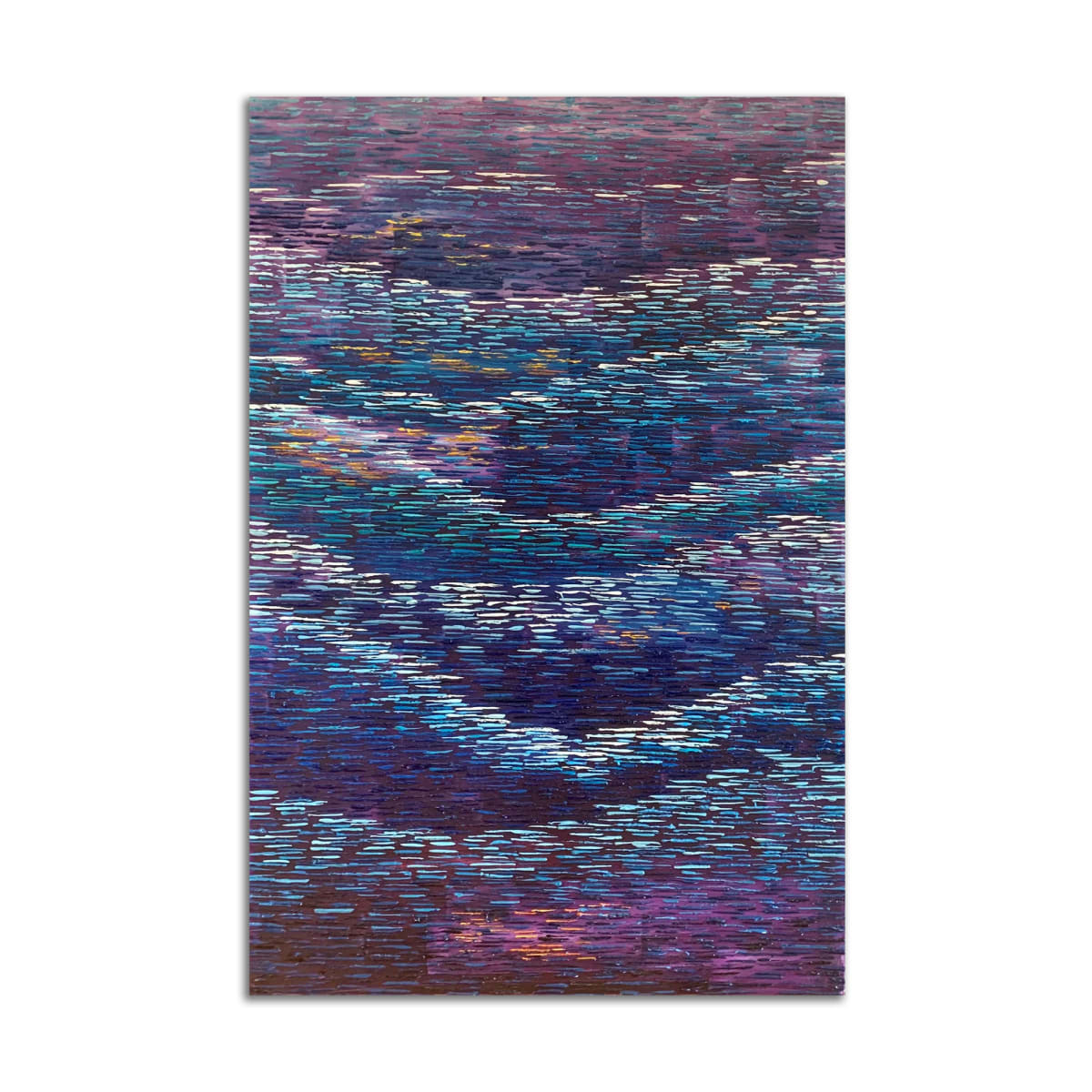 Hills Like Waves (Purple) by J.D. Hull 