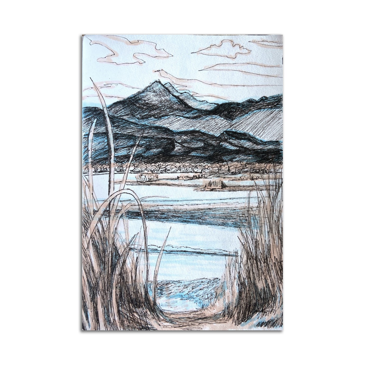 Longs Peak From McIntosh Lake by Christie Snelson 