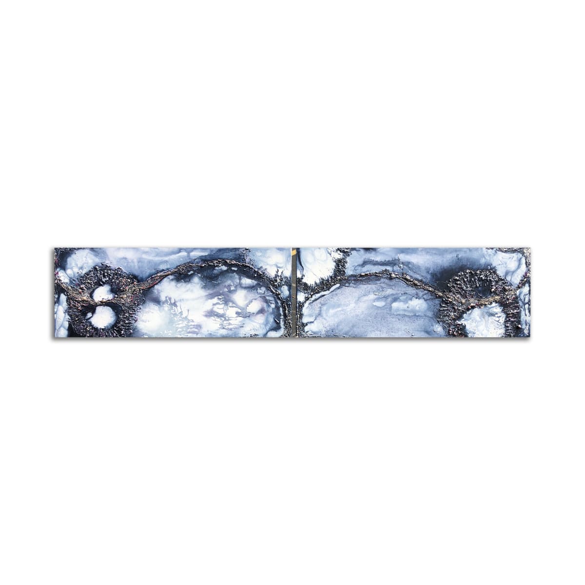 Building Bridges (Diptych) by Meike Aton 
