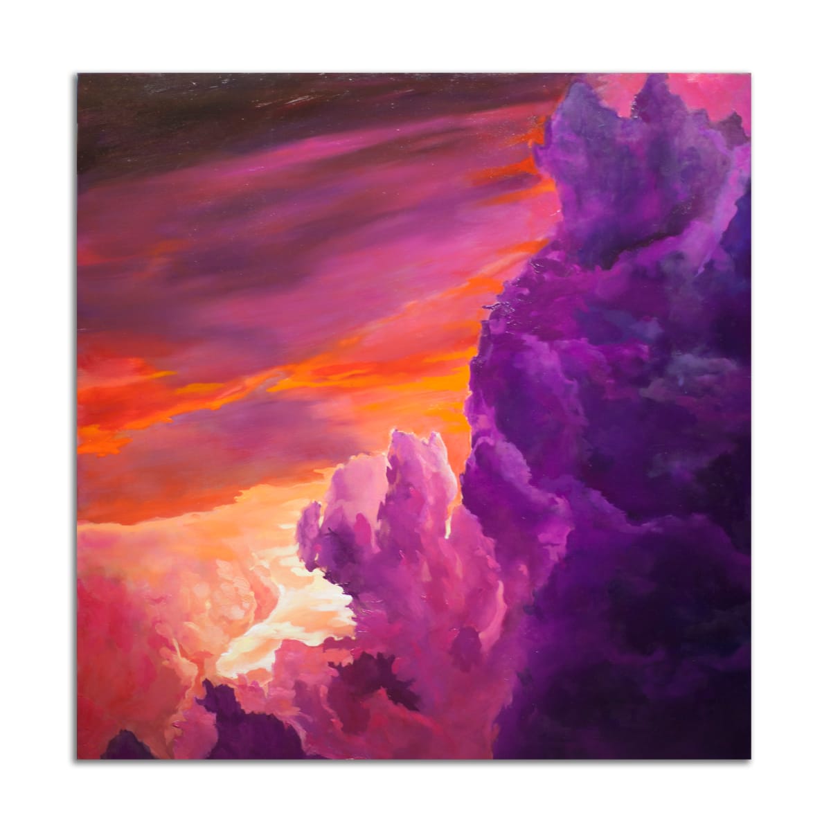 Purply Orange Burst by Jared Gillett 