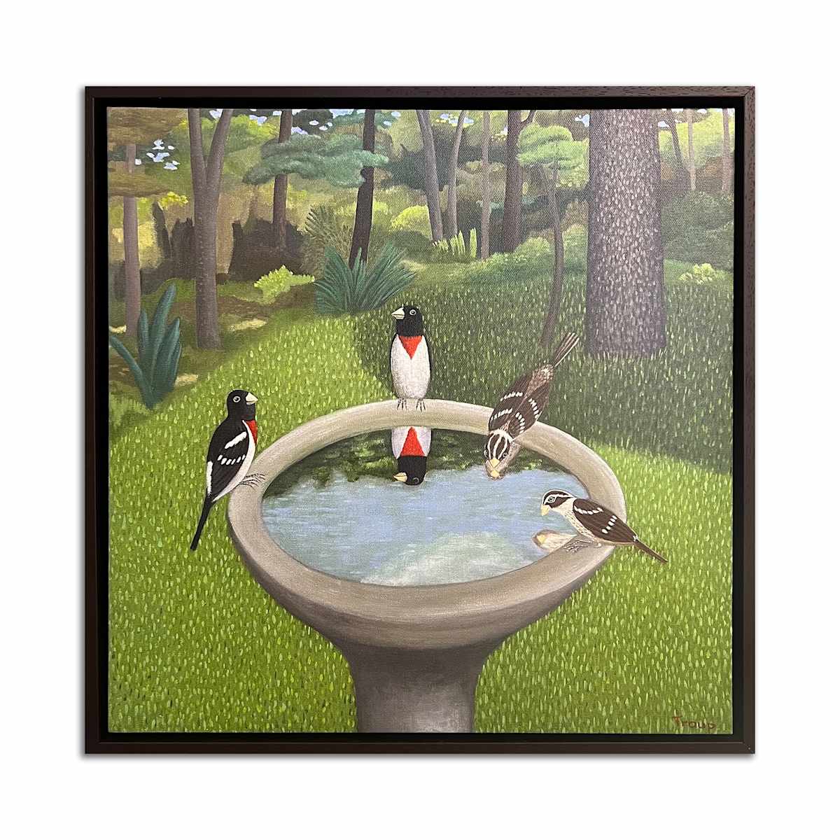 Rose-Breasted Grosbeaks Print by Jane Troup, Image 2.