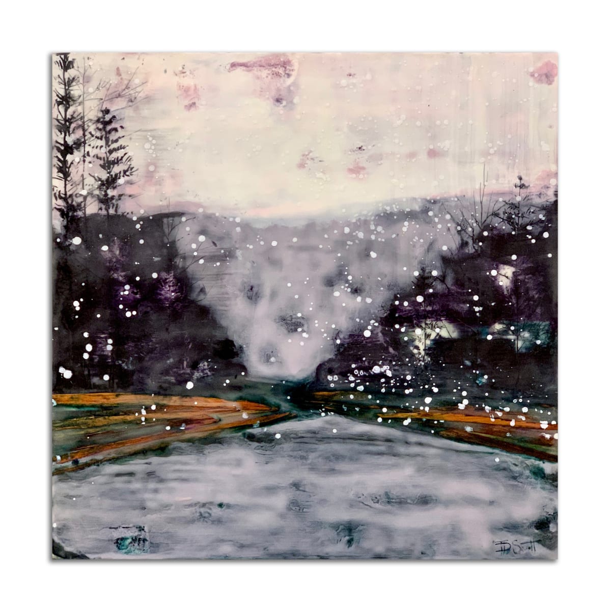 Roaring River Snowfall by T.D. Scott 