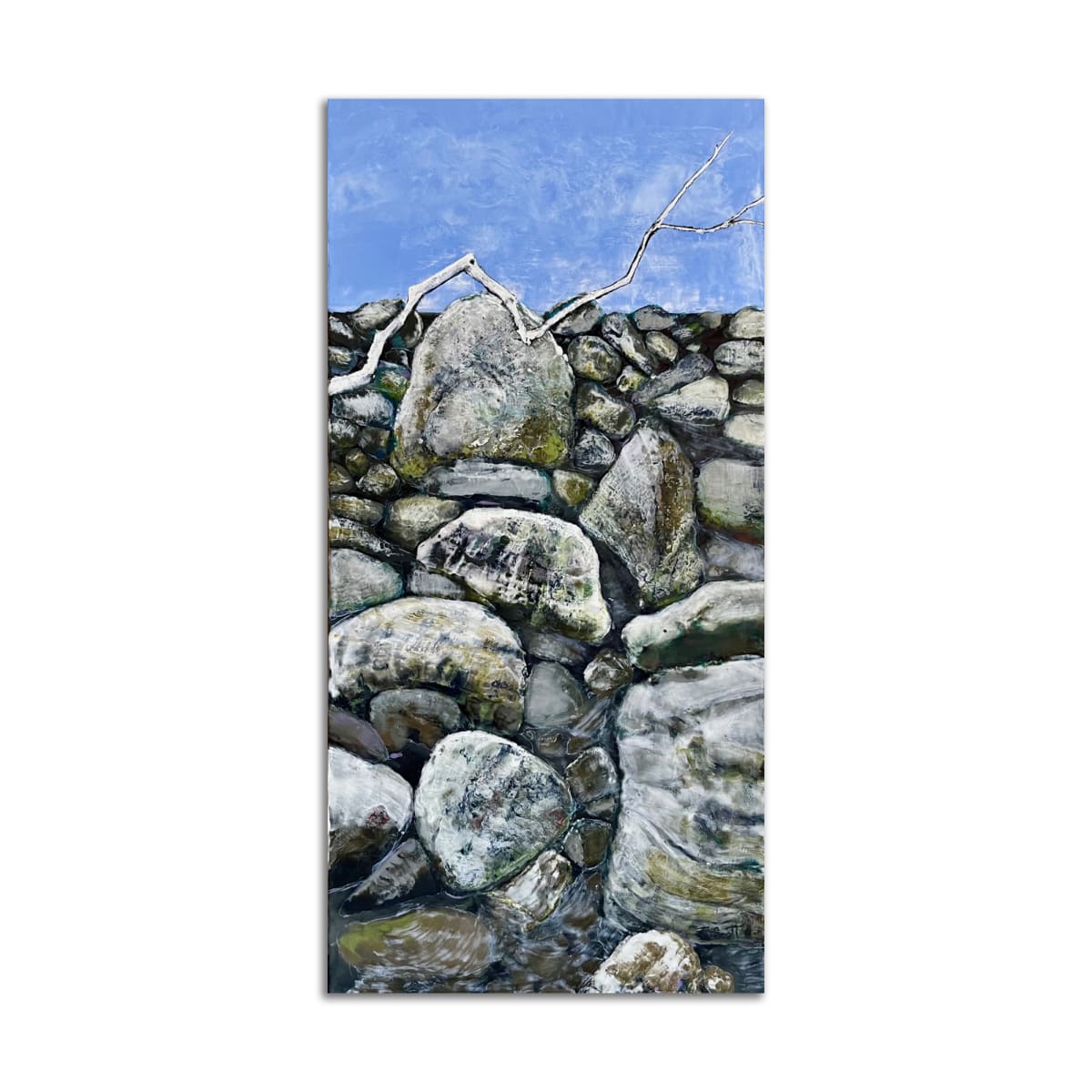 Rocks at Shores Lake by T.D. Scott 