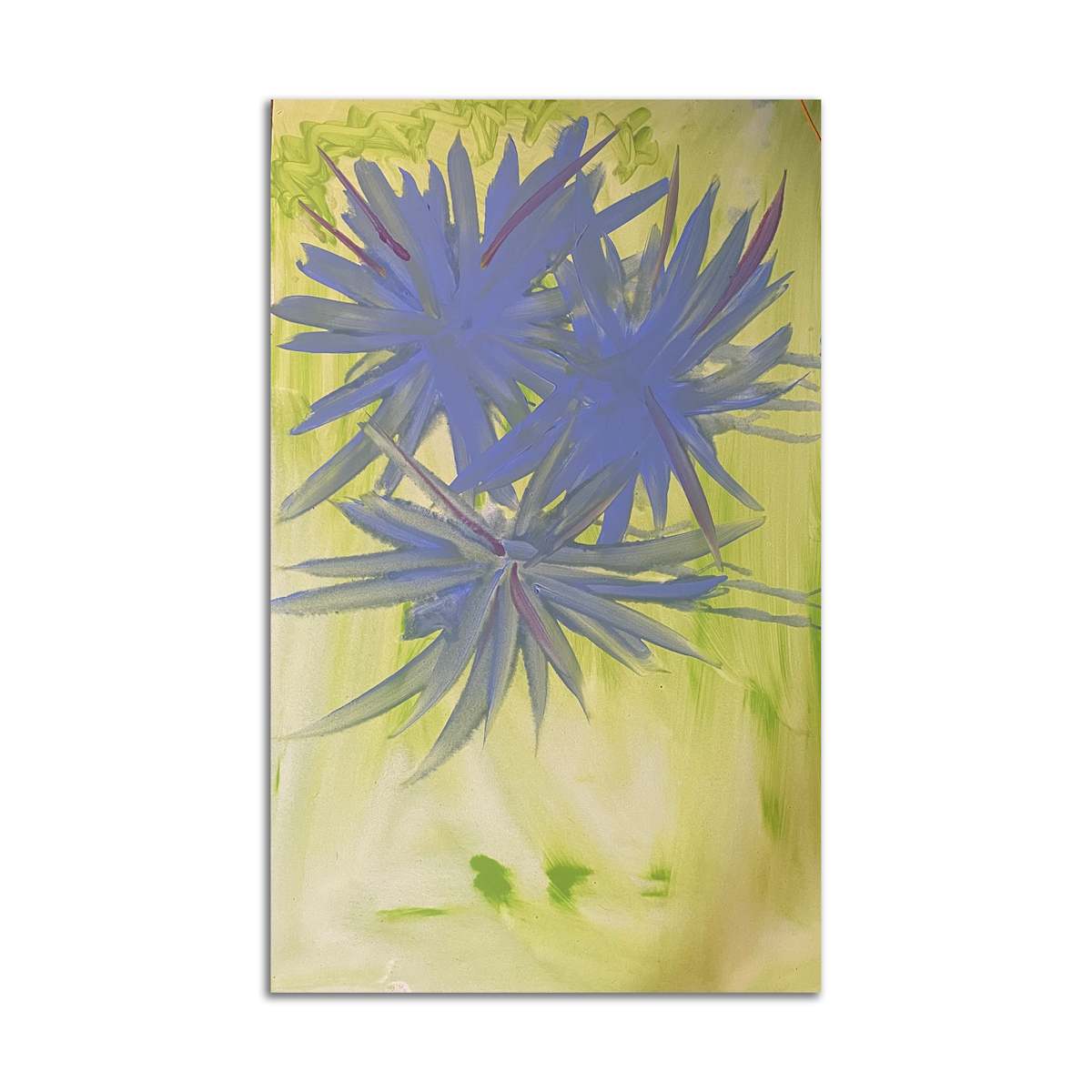 (Small) Blue (Dot) Globe Thistle by Meganne Rosen 