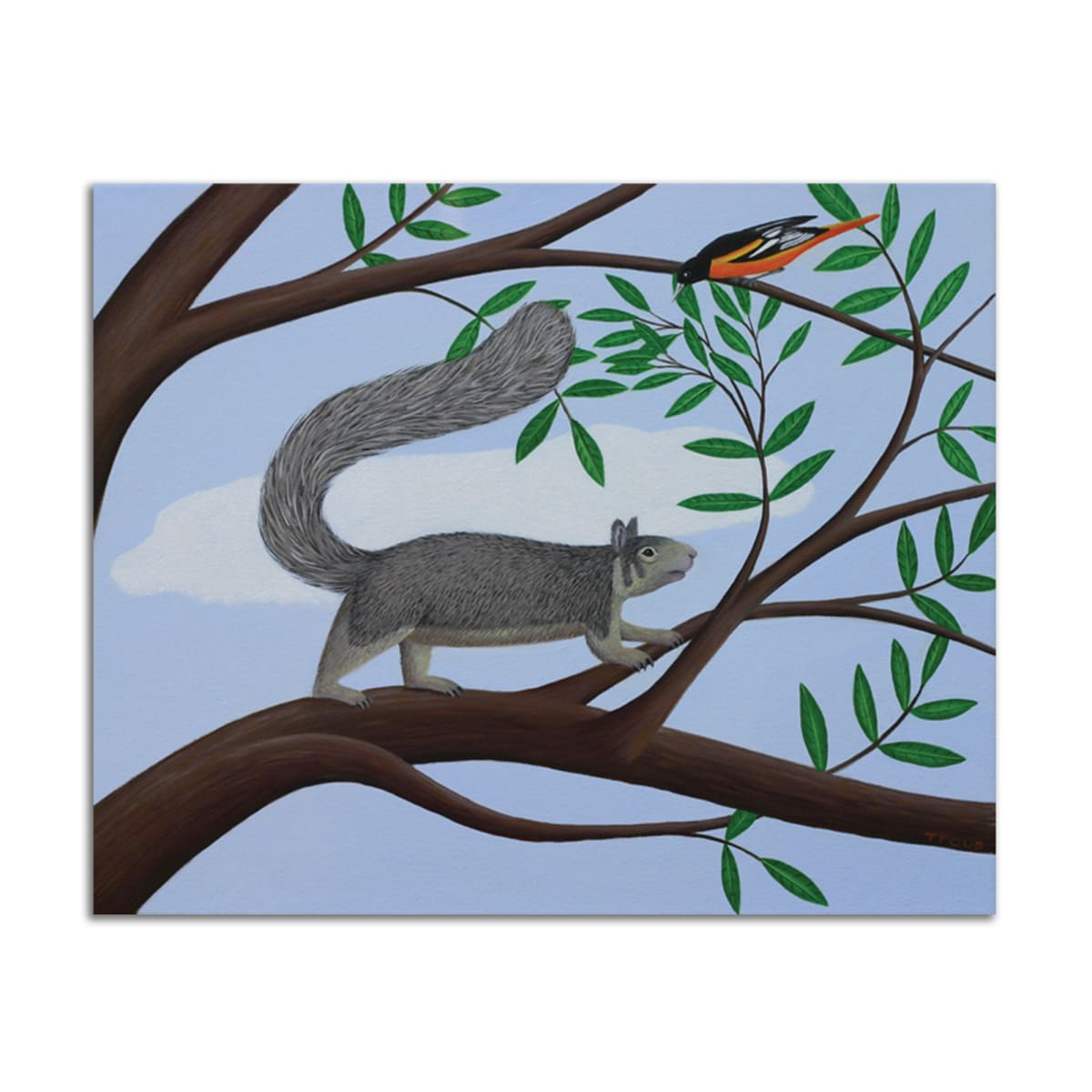 Squirrel and Cloud by Jane Troup, Image 1.