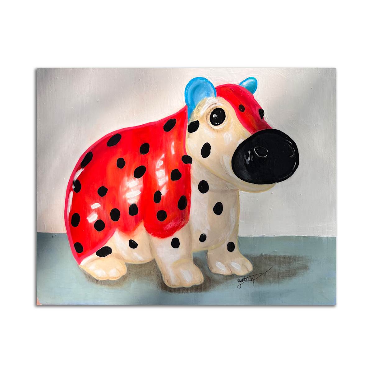 Staffordshire Hippo by Anna Sistrunk 