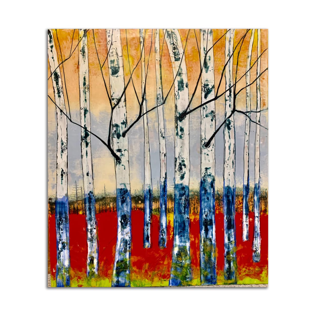 Sunset Birch ll by TD Scott, Image 1.