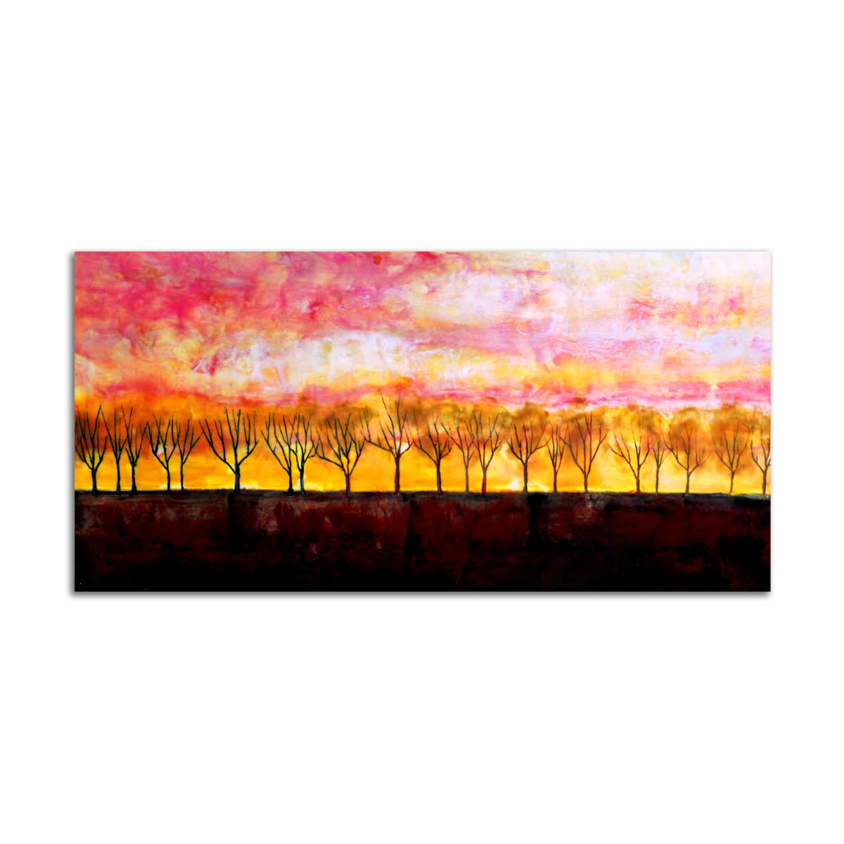 Sunset Trees by T.D. Scott 