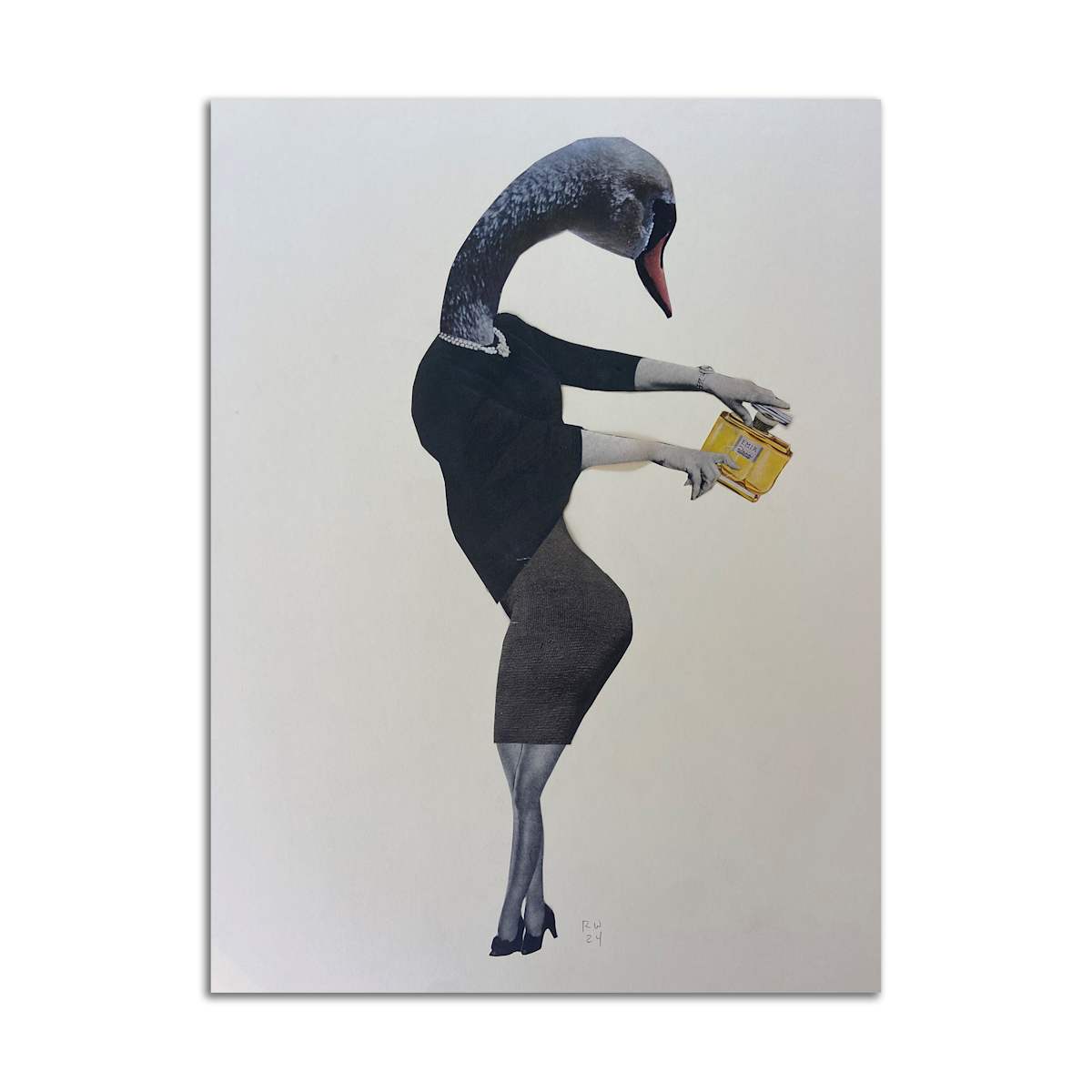 Swan with Perfume by Rosie Winstead, Image 2.