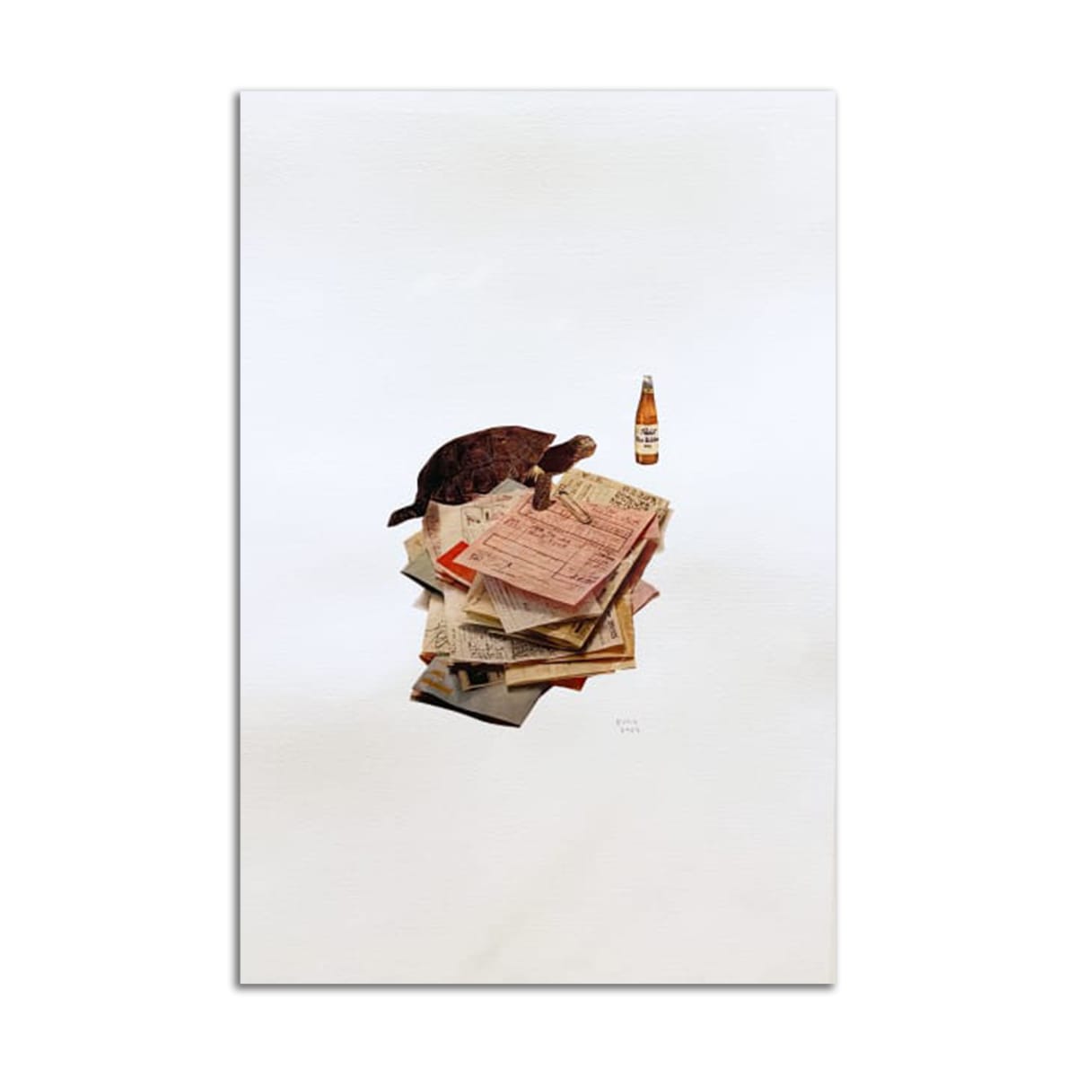 Turtle with Bills by Rosie Winstead 