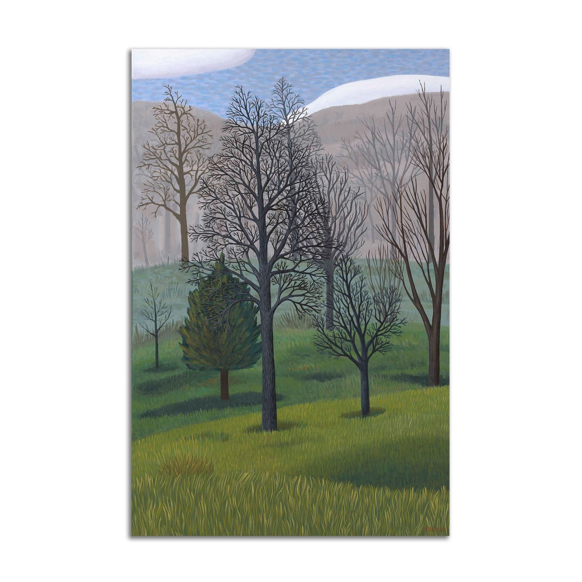 Vertical Trees by Jane Troup 