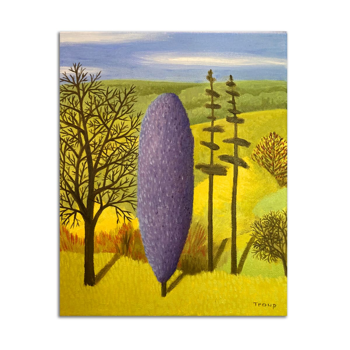 Violet Tree by Jane Troup 