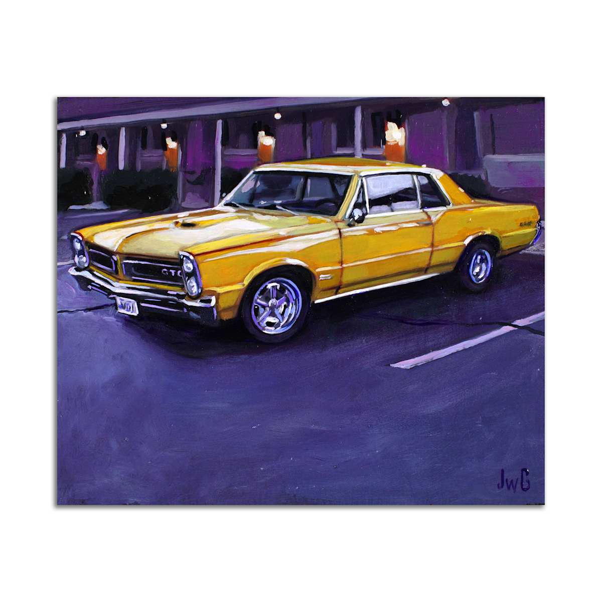 Yellow gto by Jared Gillett 