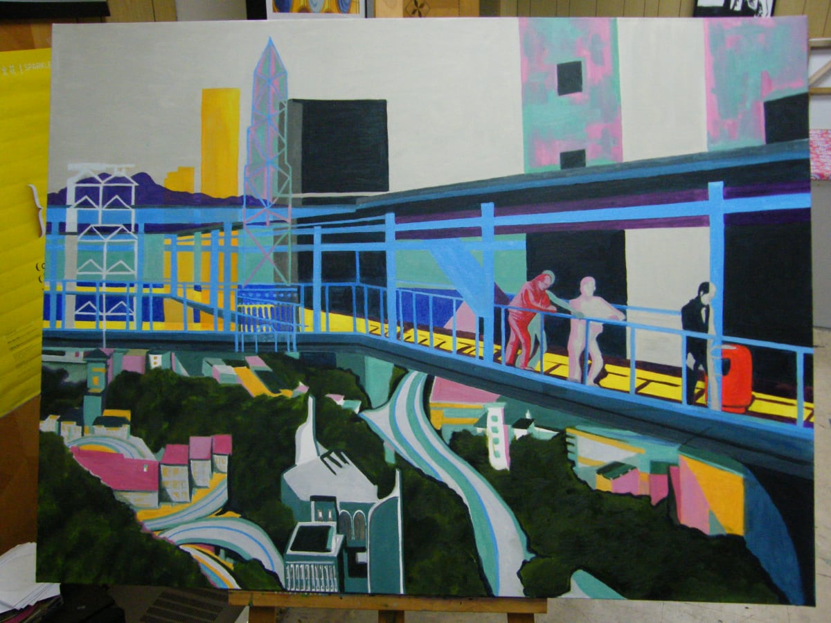 Foot bridge at Central, Image 1.
