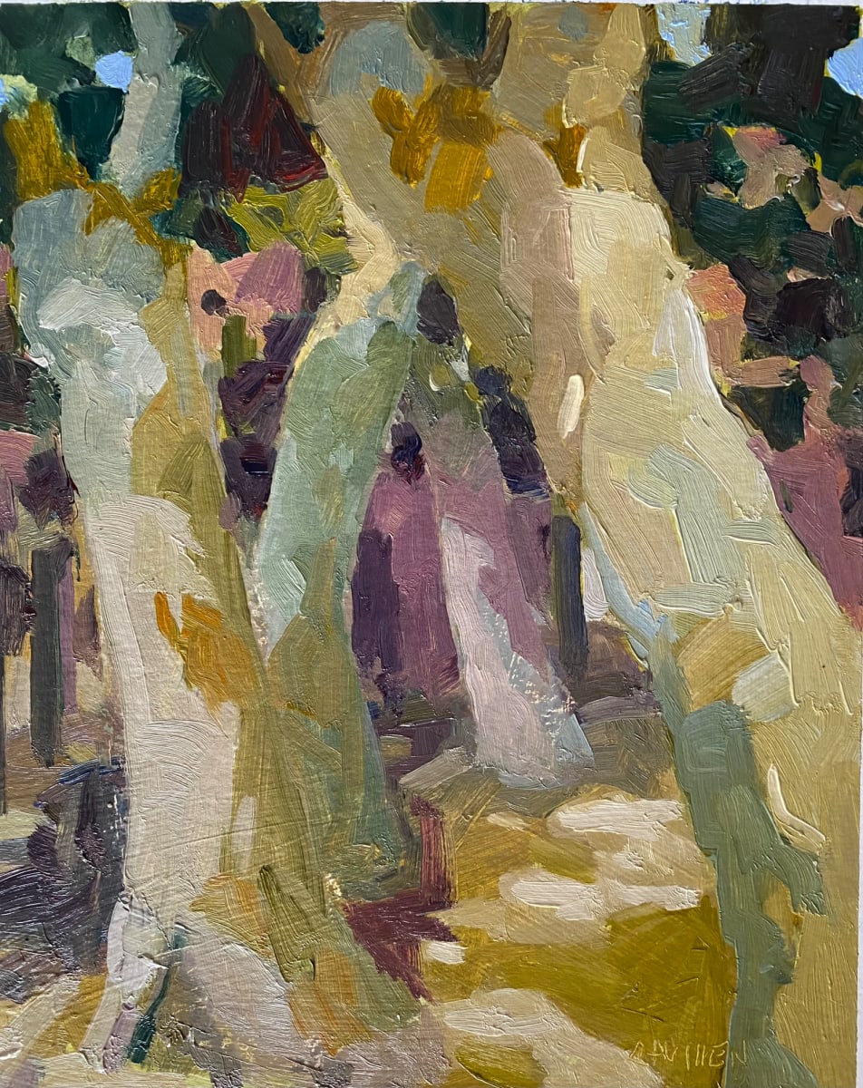 The Plane Trees  (Provence) by Jean Lee Cauthen 