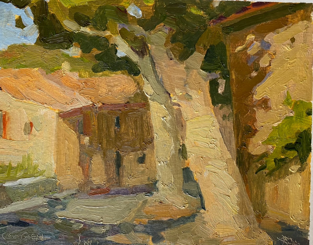 Plane Tree Promenade I  (Provence) by Jean Lee Cauthen 