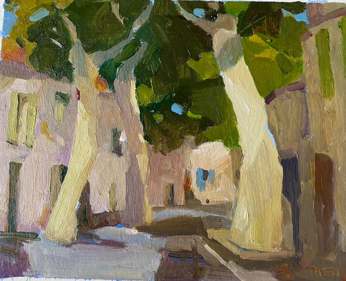 Plane Tree Promenade  (Provence) by Jean Lee Cauthen 