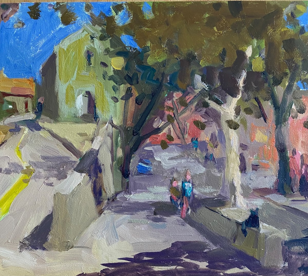 Now and Again Roads (Provence) by Jean Lee Cauthen 