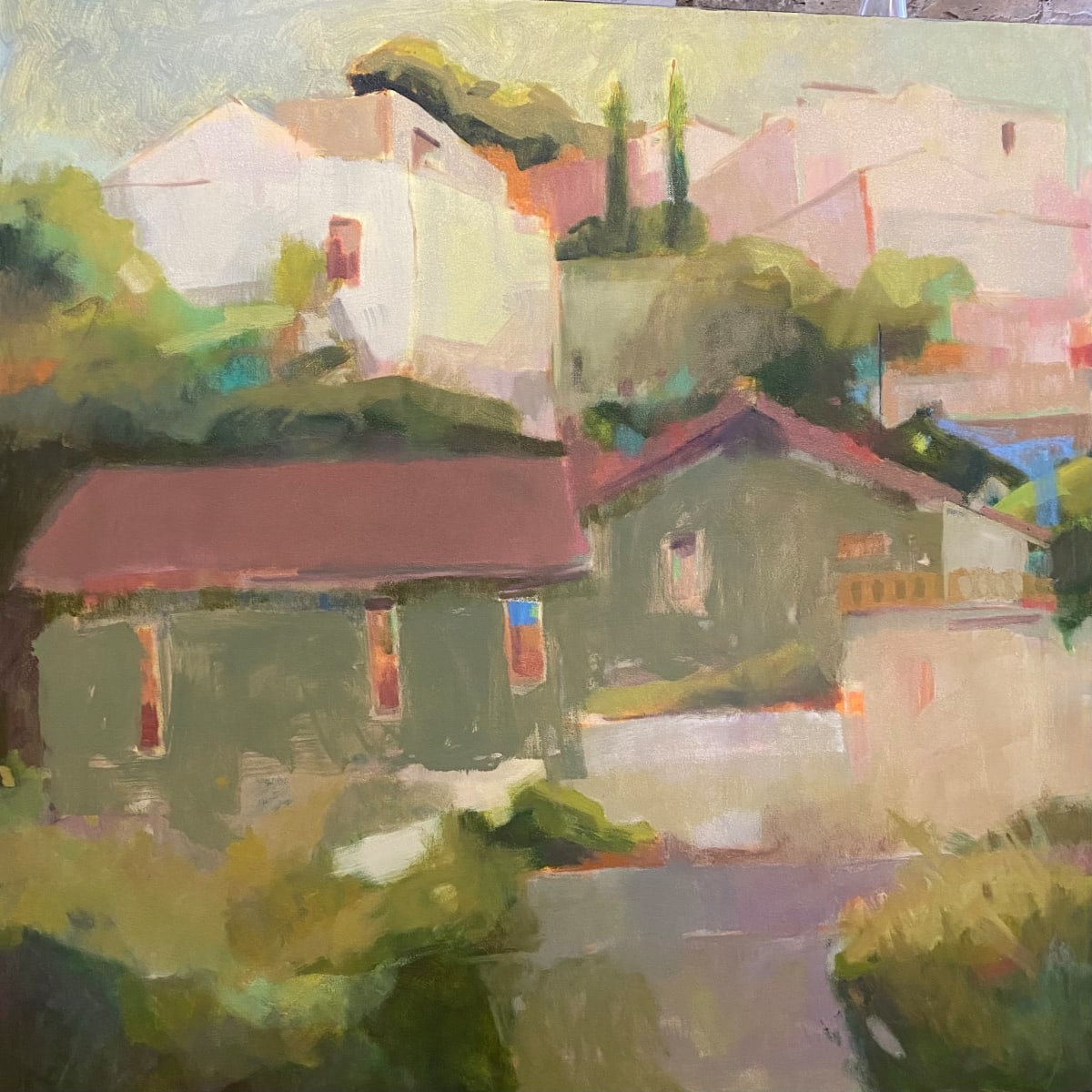Provence Morning by Jean Lee Cauthen  Image: Unframed
