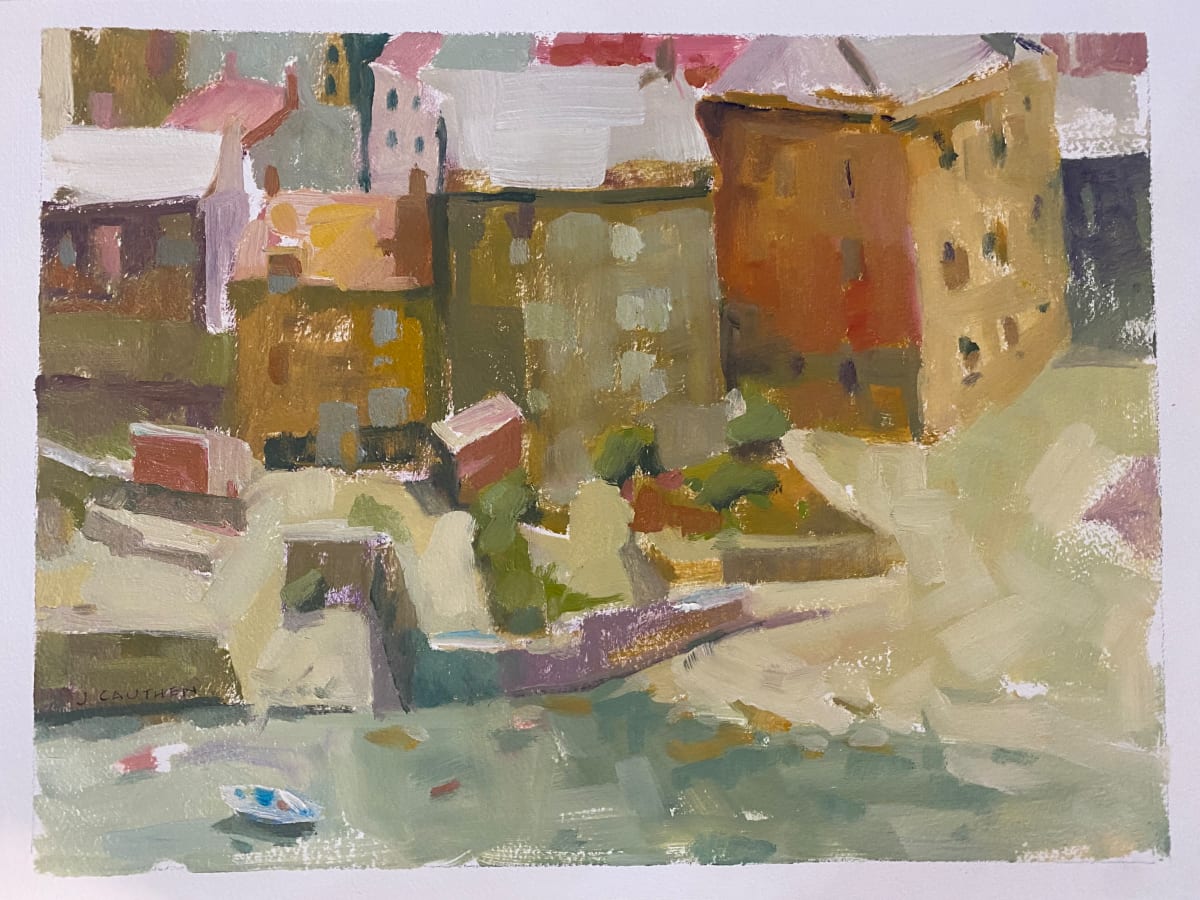 Staithe, England by Jean Lee Cauthen 