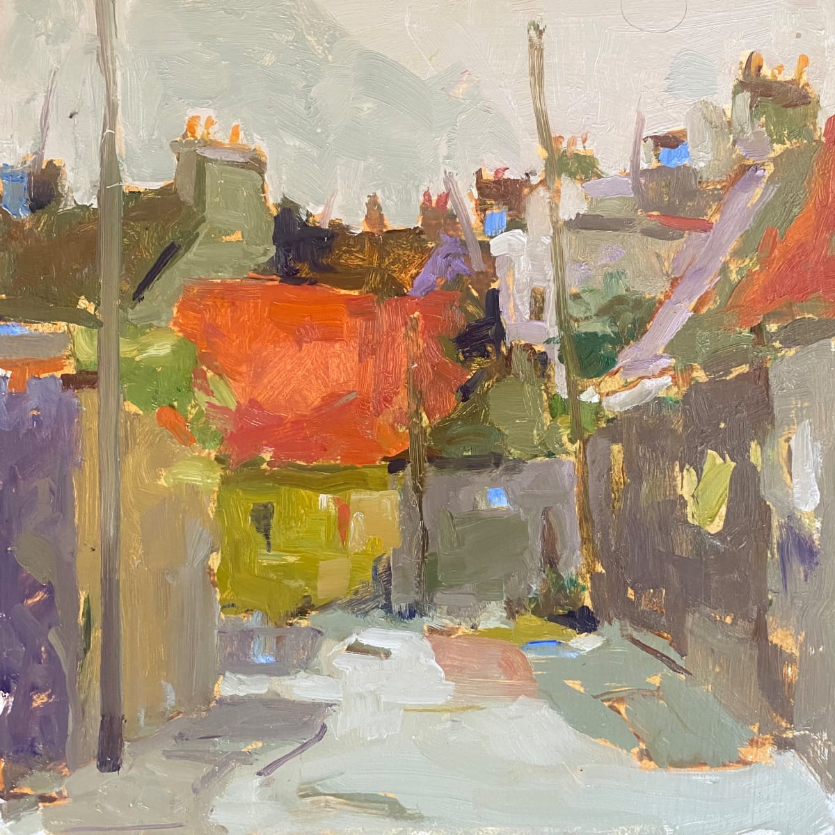 The Space behind the Cafe by Jean Lee Cauthen 