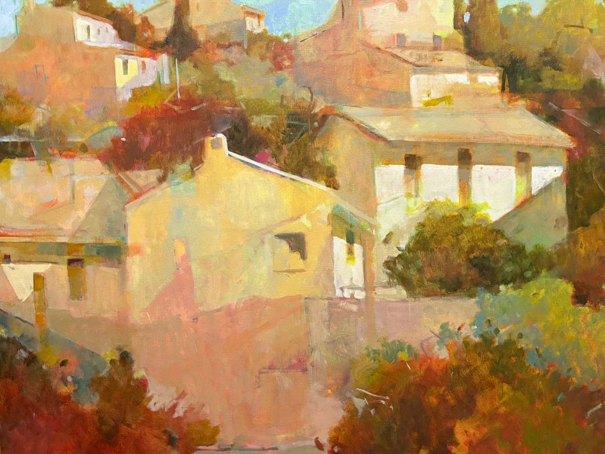 Finding Beaumont, Provence unframed by Jean Lee Cauthen 