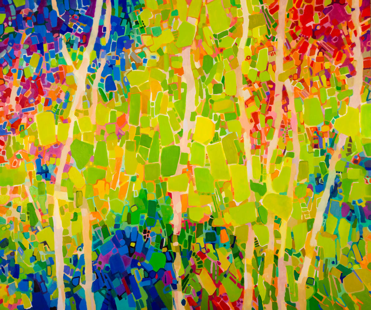 Six Gentlemen : Rise by Jean Lee Cauthen  Image: Note:Yellows lean more toward green than in photo   Currently GB in Charleston who would earn commission. This was one of 2 paintings selected for reproduction in their rooms. 
