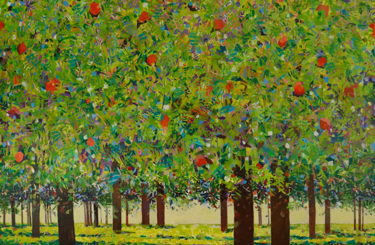 Orchard by Jean Lee Cauthen  Image: unframed museum wrapped