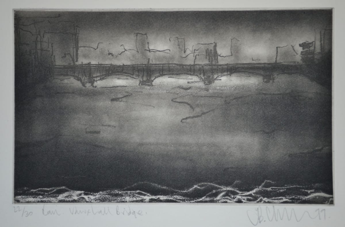 Rain, Vauxhall Bridge by Jason Hicklin 