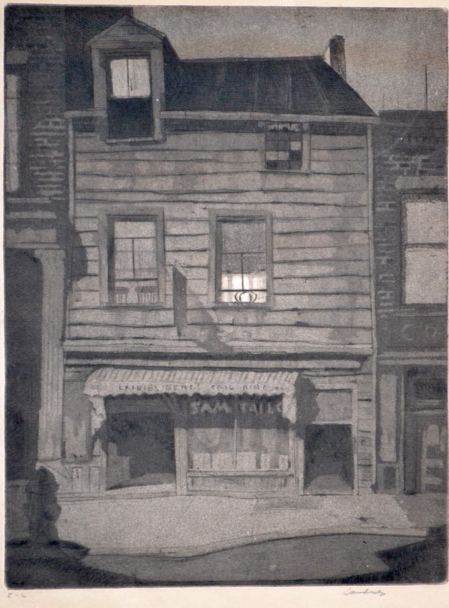 A Lighted Window by Armin Landeck, Image 6.